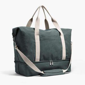 Weekender travel bag - Forest green